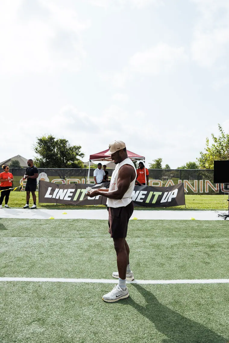Line It Up 40 yard dash, Austin, July 18 2026