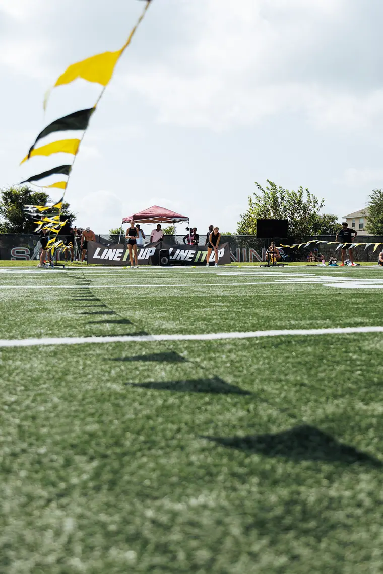 Line It Up 40 yard dash, Austin, July 18 2026