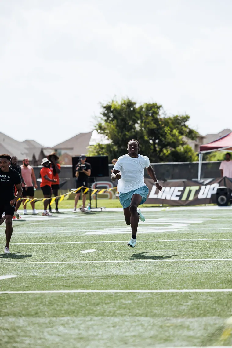 Line It Up 40 yard dash, Austin, July 18 2026