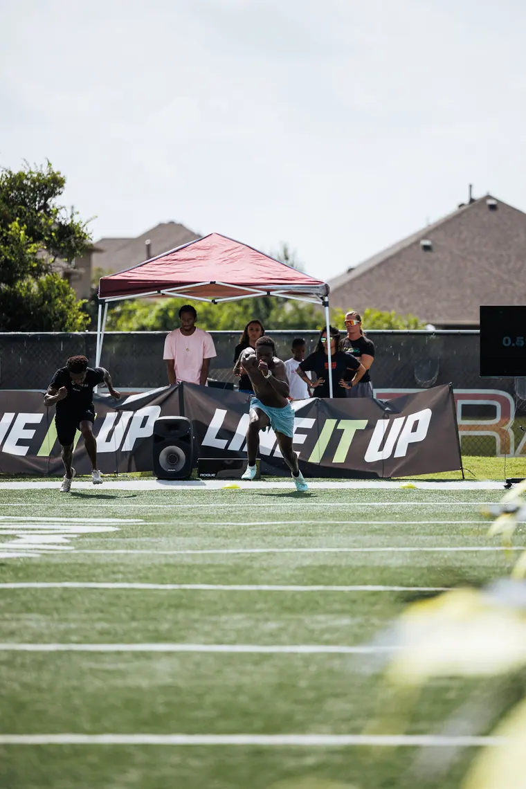 Line It Up 40 yard dash, Austin, July 18 2026