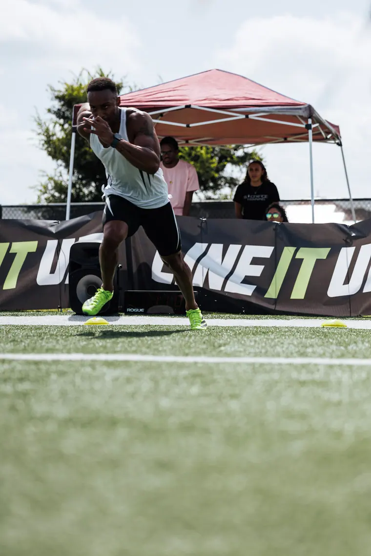 Line It Up 40 yard dash, Austin, July 18 2026